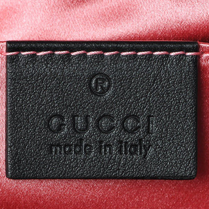 Gucci Velvet Matelasse Small GG Marmont Chain Shoulder Bag Black 6 of 7