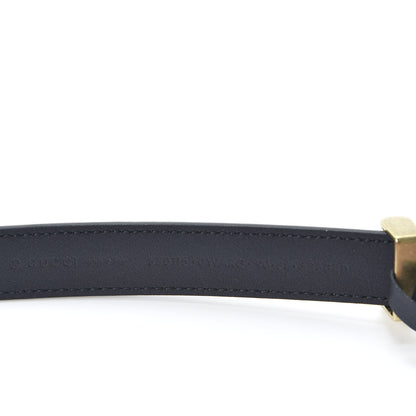 Gucci Calfskin 20mm Torchon Double G Sylvie Belt 90 36 Off White Blue Red 3 of 4