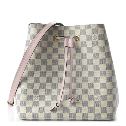 Louis Vuitton Damier Azur Neonoe MM Eau De Rose 1 of 9