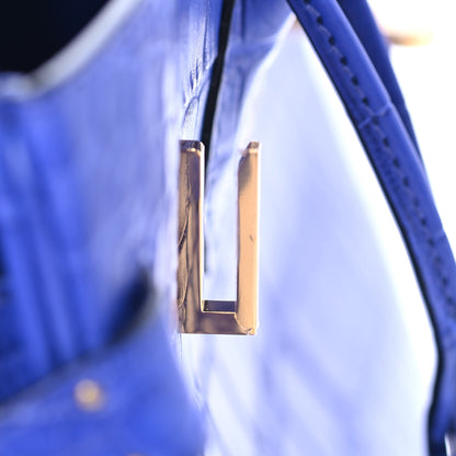 Hermes Matte Alligator Birkin 30 Bleu Electrique 23 of 32