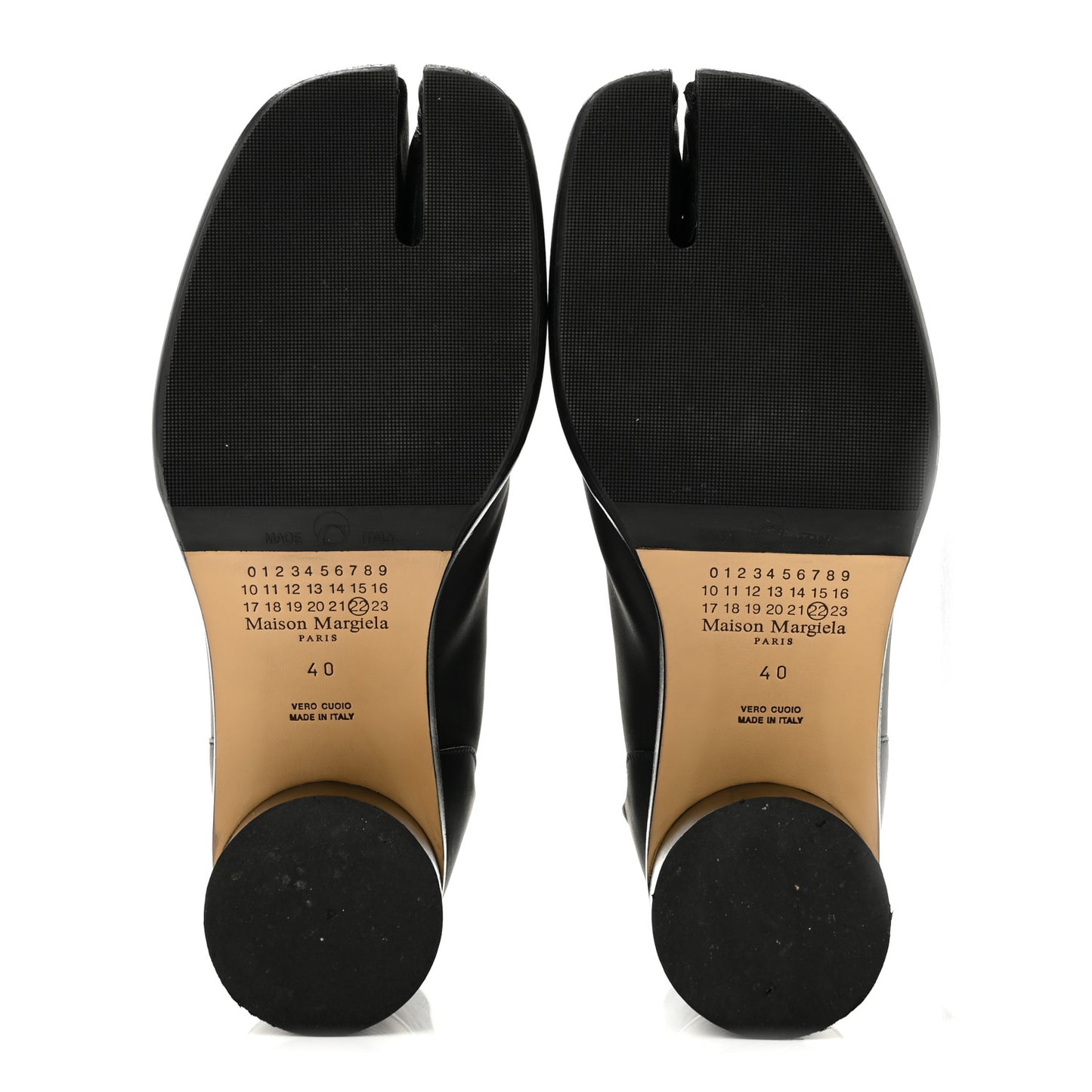 Nappa Tabi 60mm Ankle Boots 40 Black