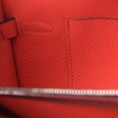 Hermes Epsom Kelly Wallet To Go Rose Texas 7 of 11