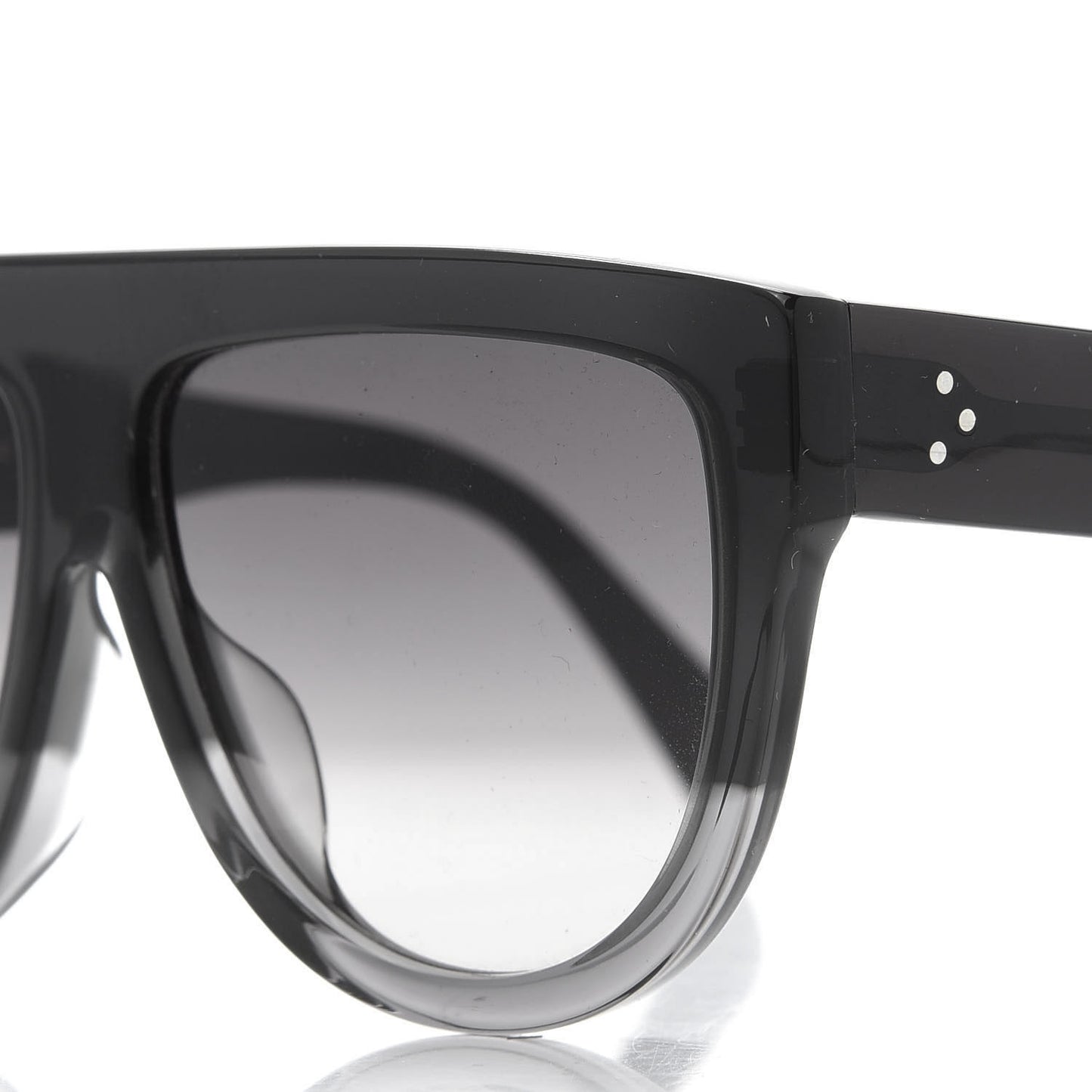 Acetate Aviator Sunglasses CL 40001F Black