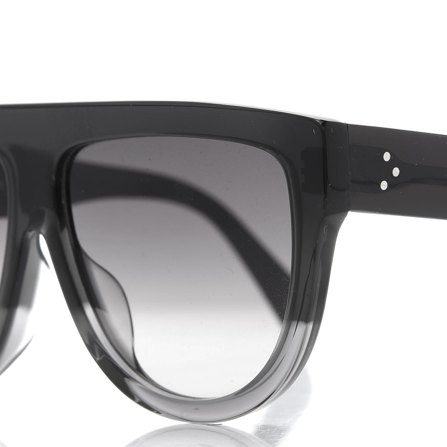 Celine Acetate Aviator Sunglasses CL 40001F Black 7 of 8