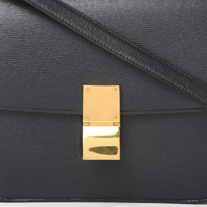 Celine Liege Calfskin Medium Classic Box Bag Black 8 of 12