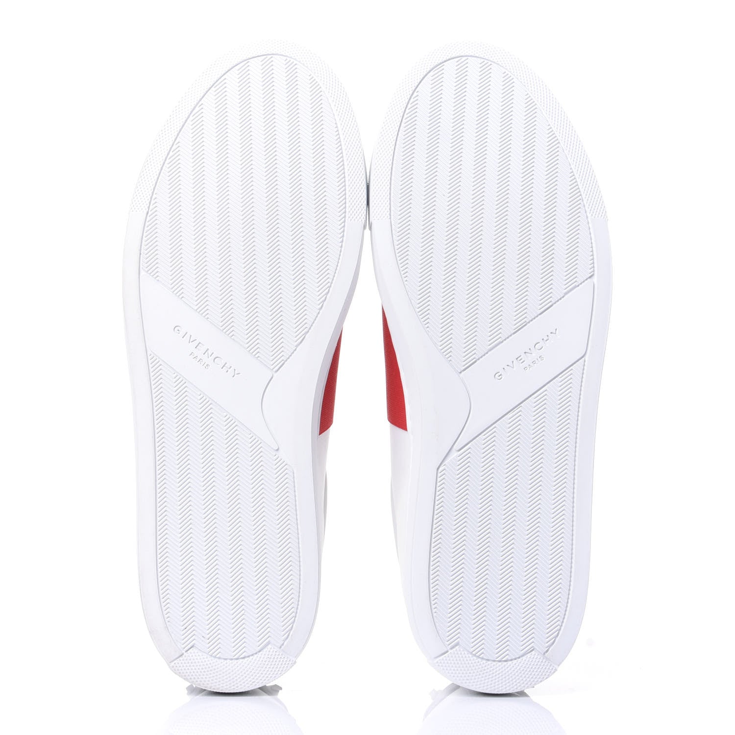 Givenchy Calfskin Band Logo Mens Urban Street Sneakers 42 White Red 7 of 11