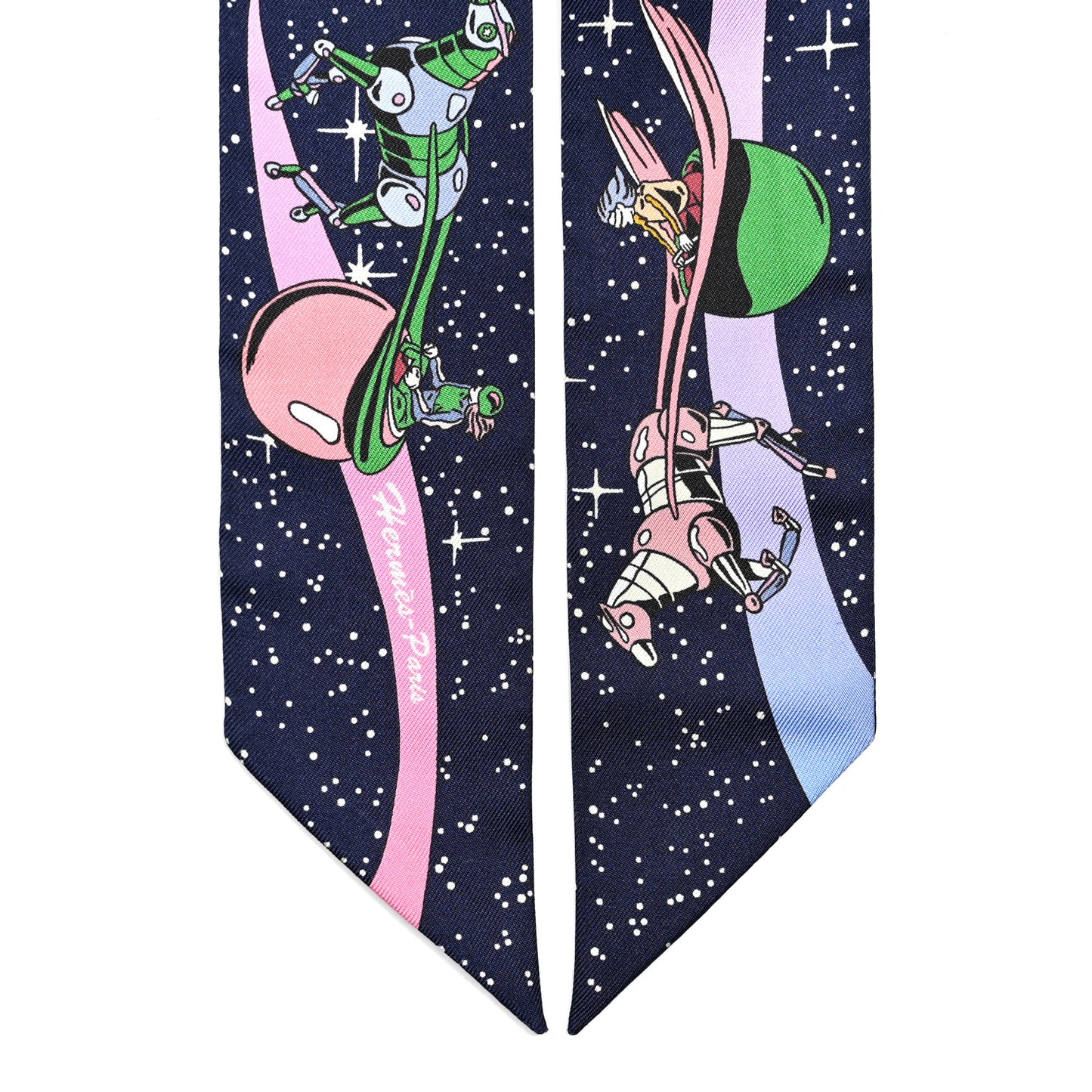 Silk Space Derby Twilly Marine Rose Multicolor
