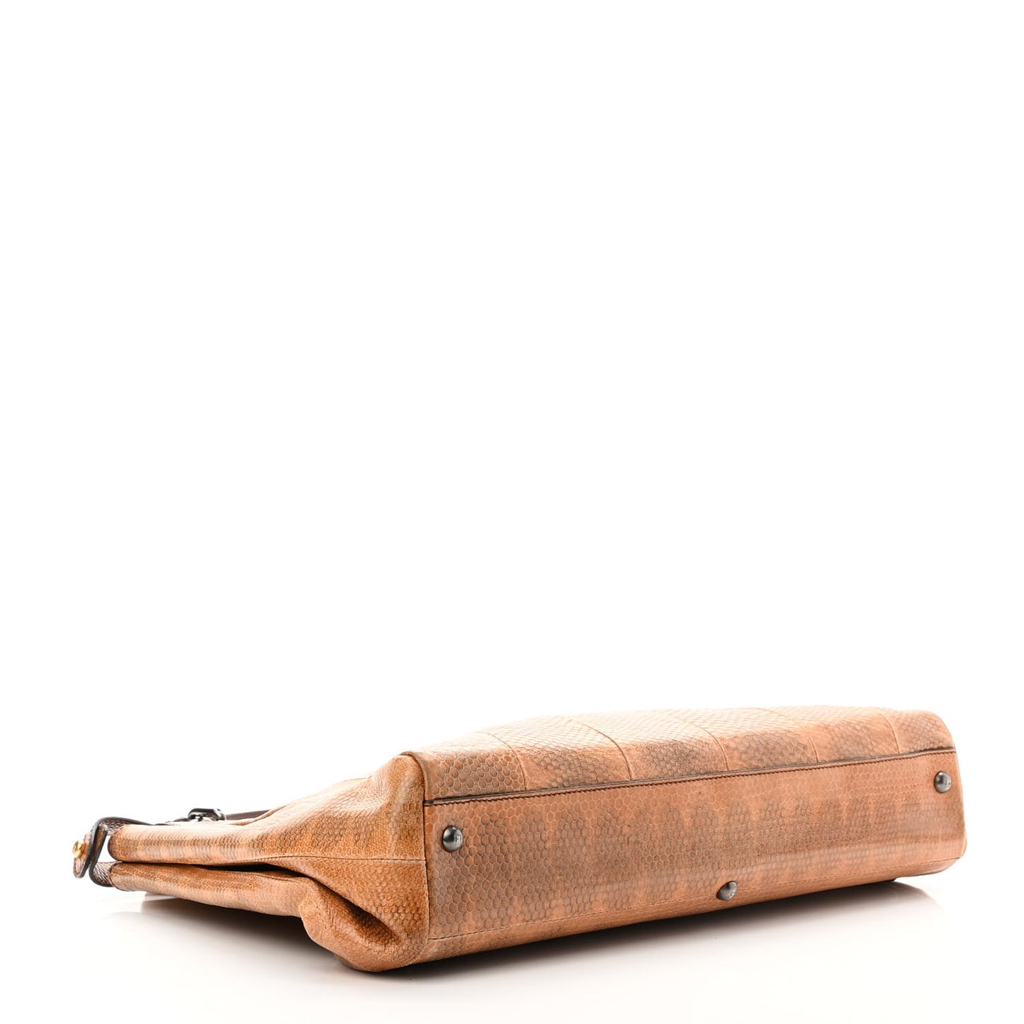 Watersnake Large Peekaboo Iconic Satchel Brown