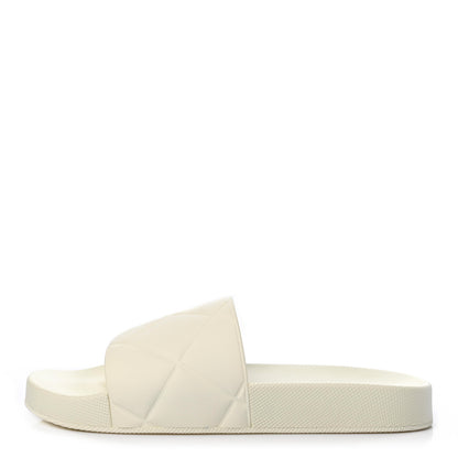 Bottega Veneta Rubber The Slider Sandals 38 White 1 of 7