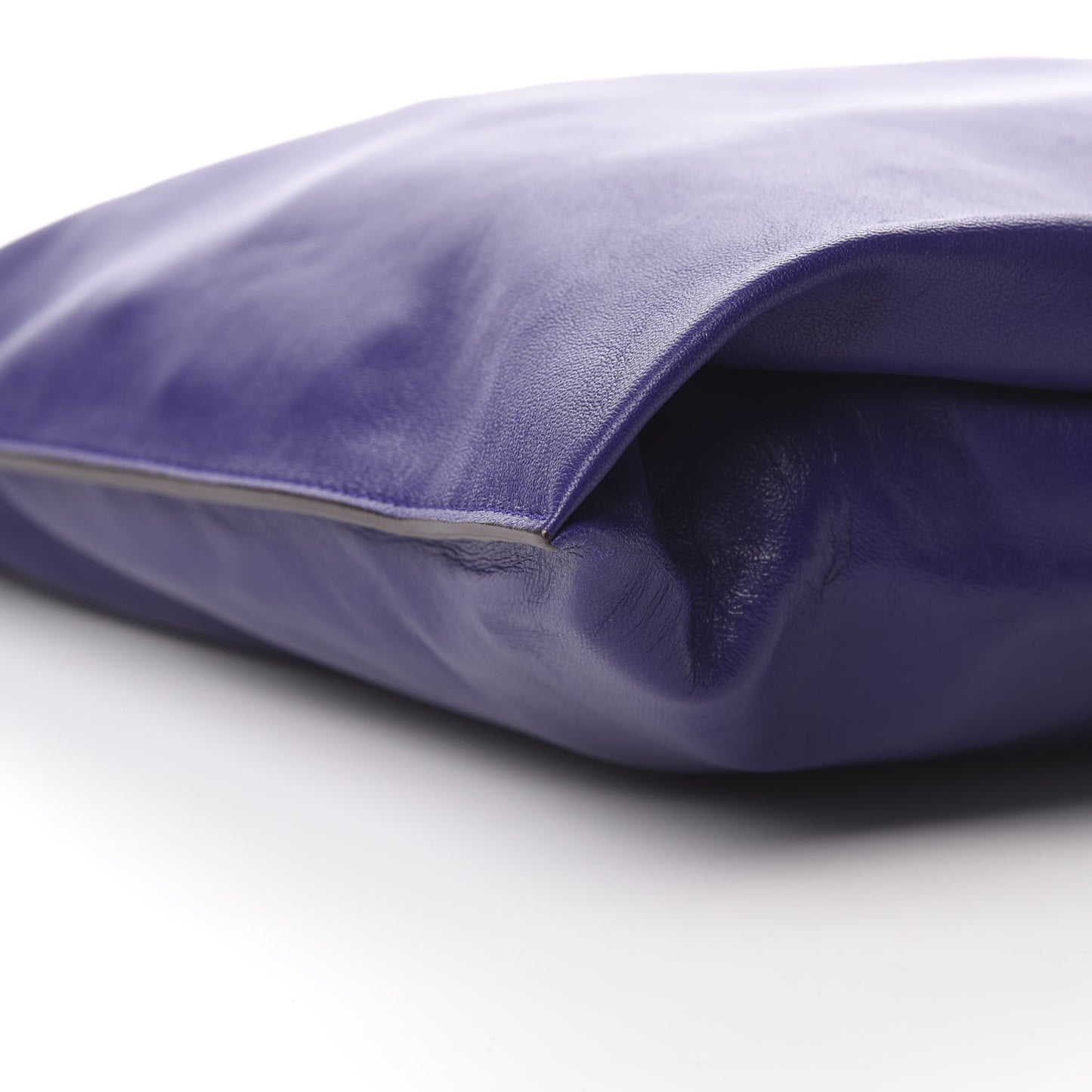 Ramskin Large Alix Padlock Zip Shoulder Bag Violet