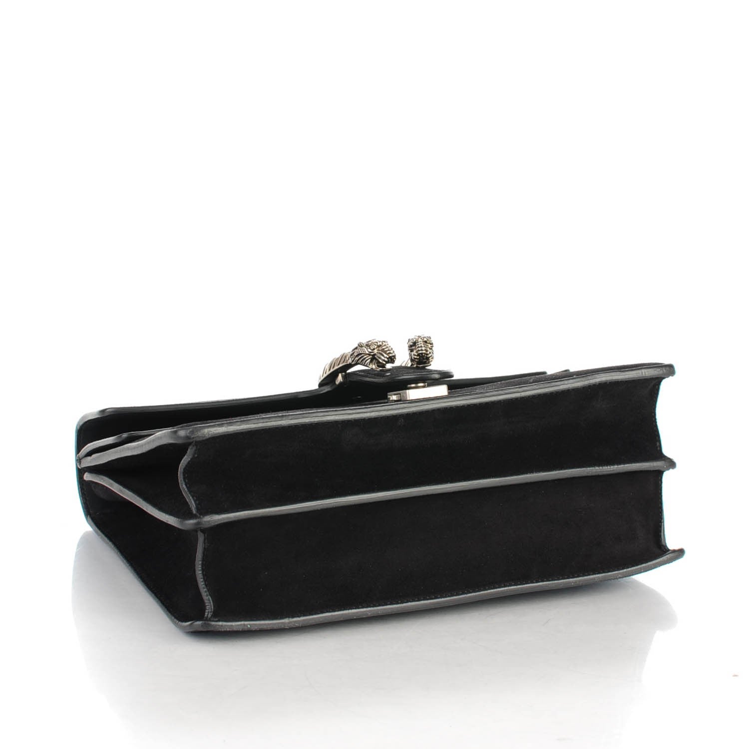 Gucci Suede Medium Dionysus Shoulder Bag Black 4 of 7