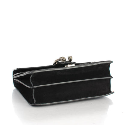 Gucci Suede Medium Dionysus Shoulder Bag Black 4 of 7