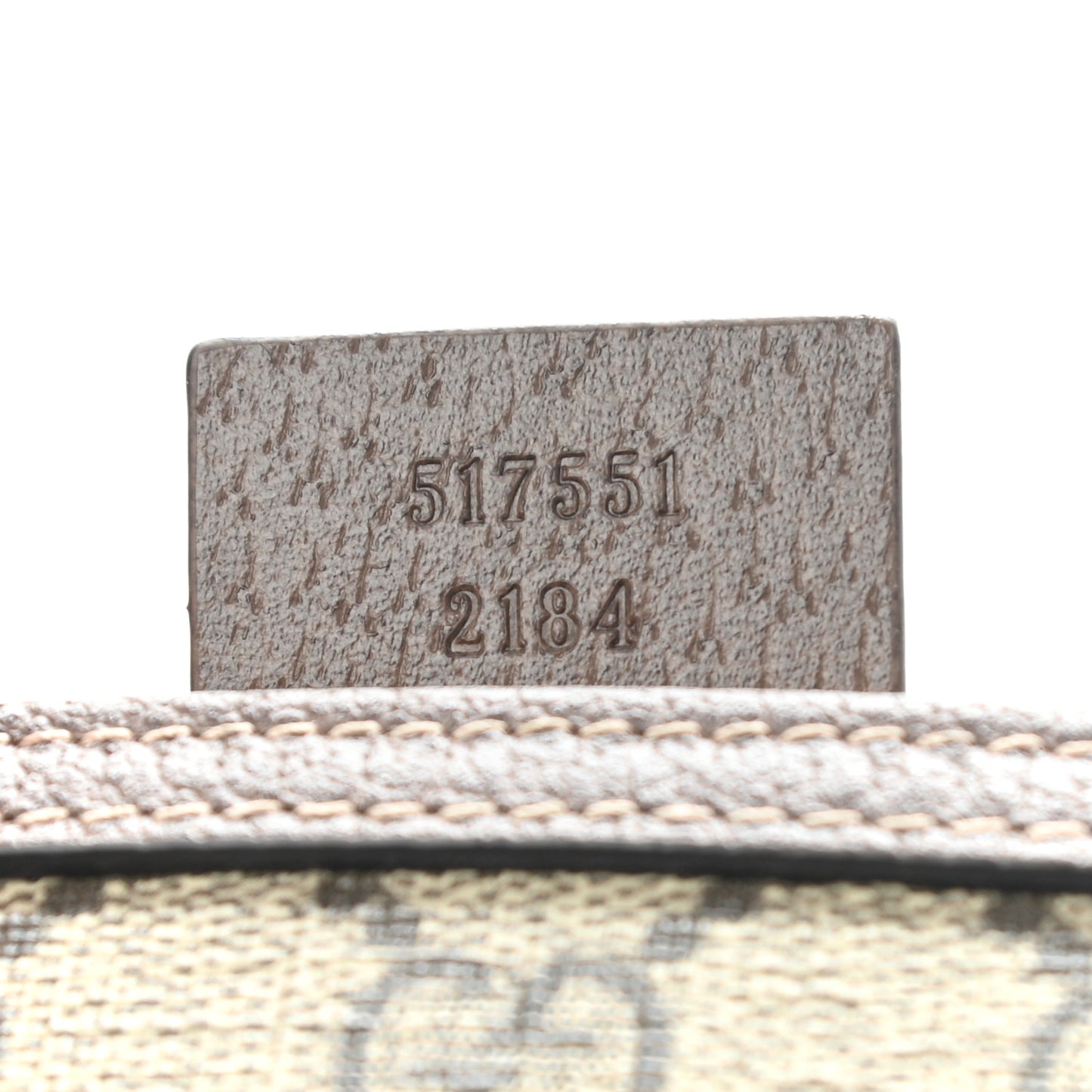 GG Supreme Monogram Large Ophidia Pouch Clutch Brown