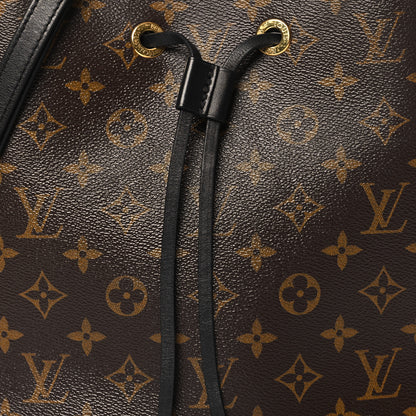 Louis Vuitton Monogram Neonoe MM Black 7 of 10