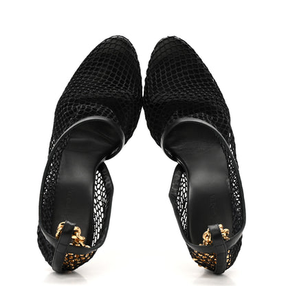 Bottega Veneta Mesh Nappa Chunky Chain Sandals 40 Black 2 of 10
