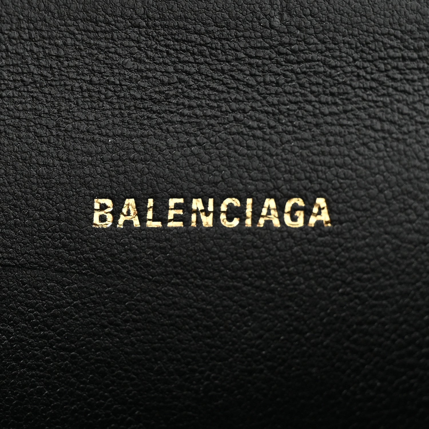 Balenciaga Metallic Grained Calfskin Hourglass Top Handle Bag XS Light Gold 6 of 12