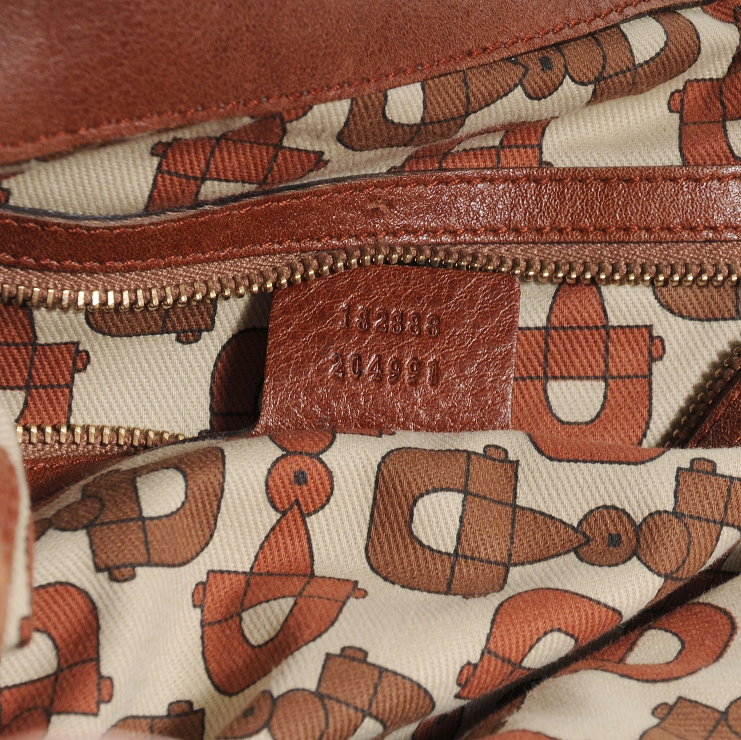 Gucci Leather Large Indy Top Handle Hobo Brown 9 of 9