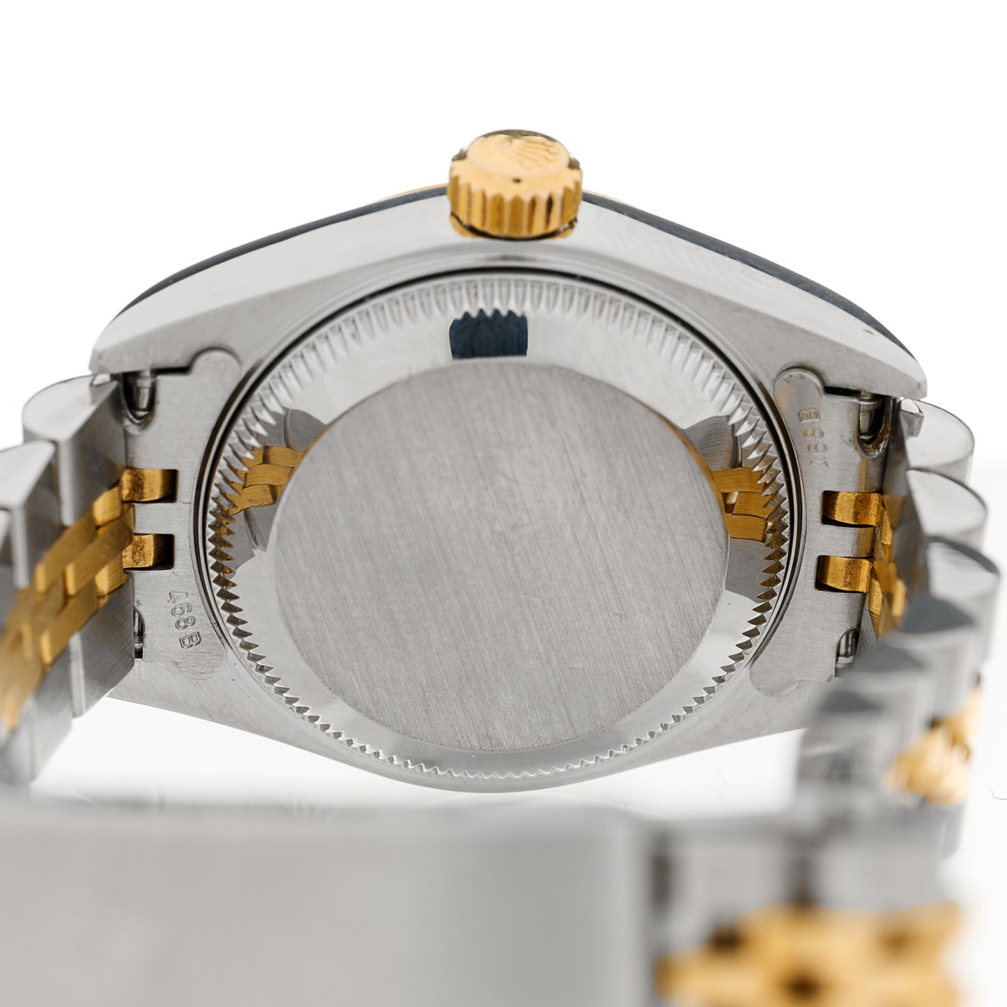 Stainless Steel 18K Yellow Gold 26mm Oyster Perpetual Datejust Watch White Roman 79173