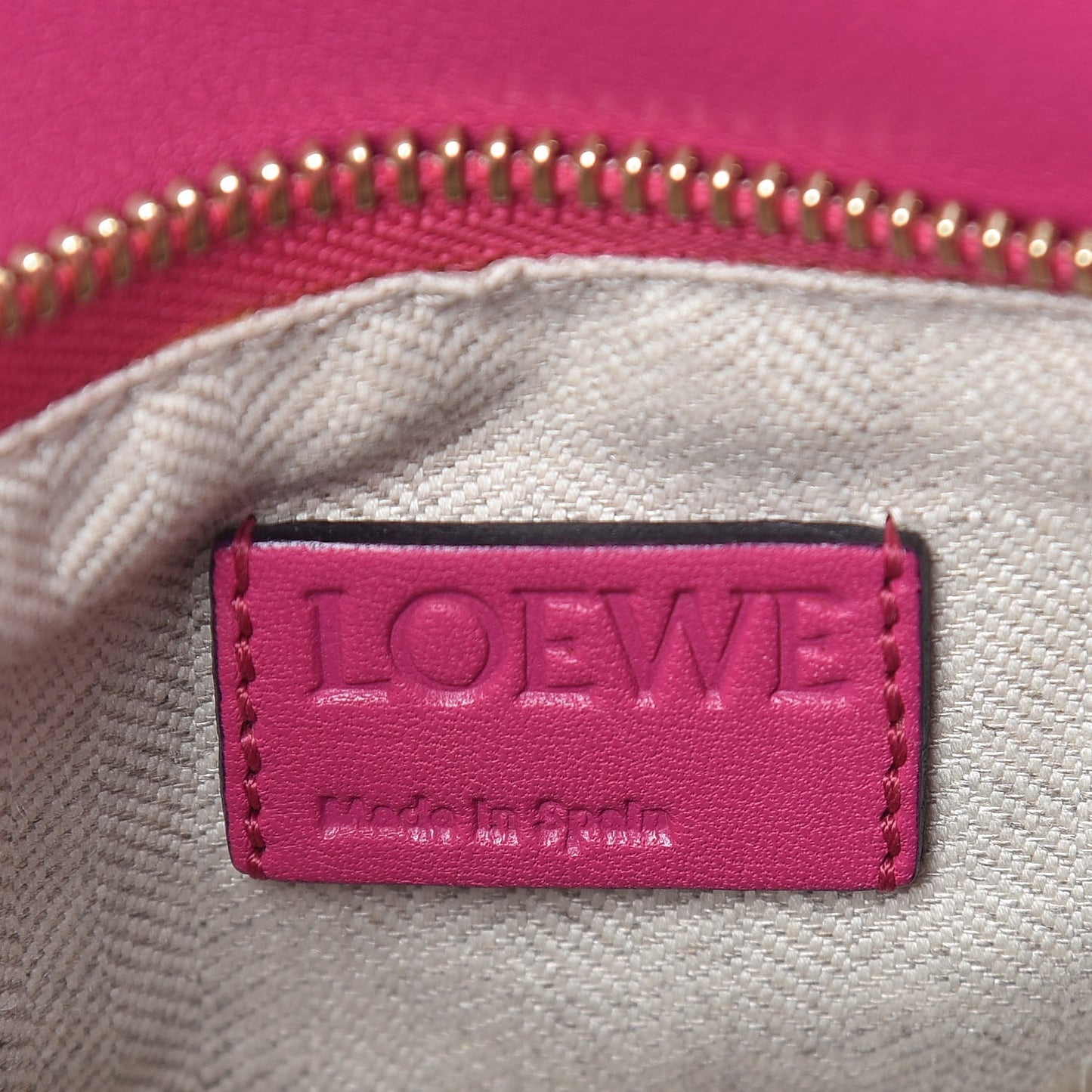 Calfskin Small Puzzle Bag Fuchsia