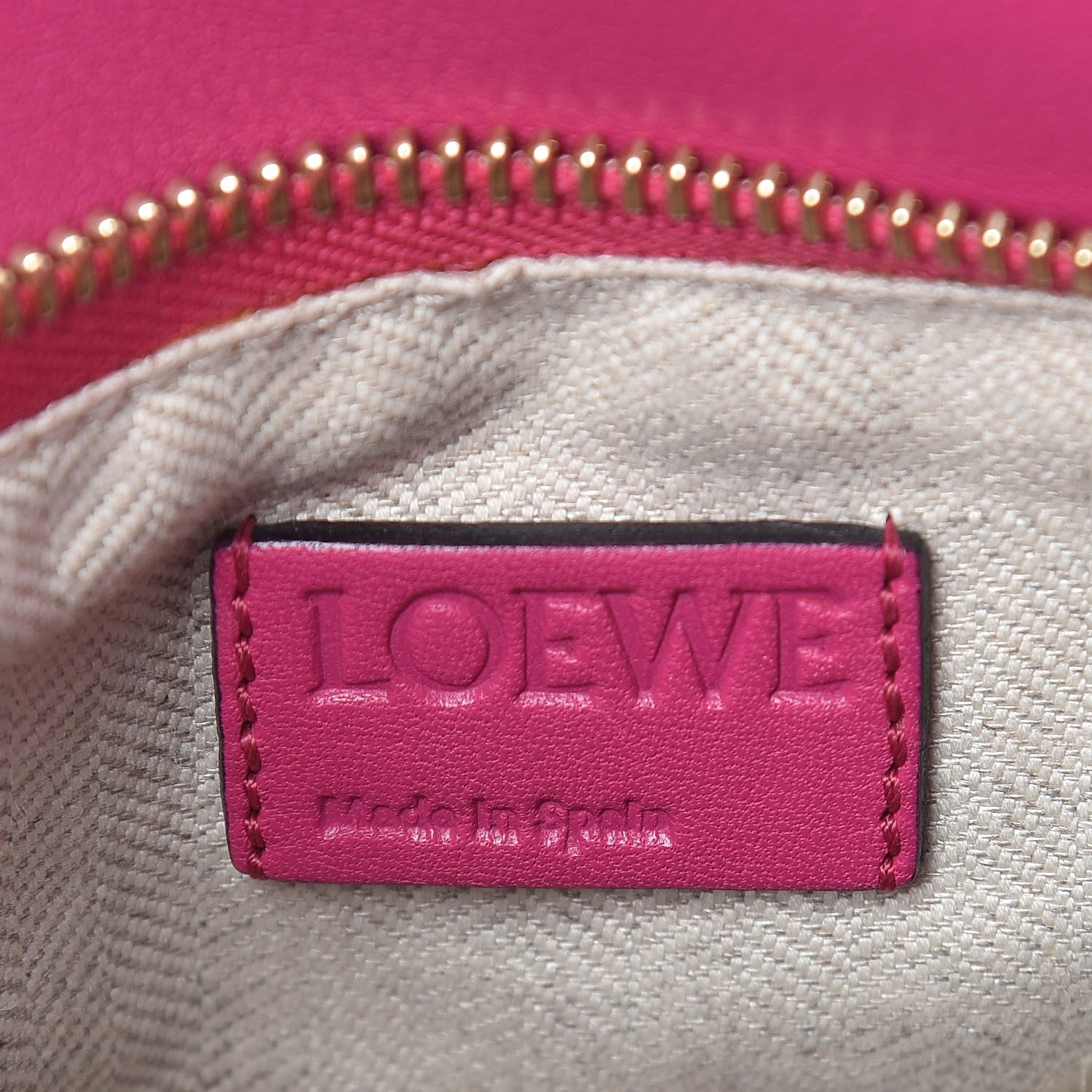 Loewe Calfskin Small Puzzle Bag Fuchsia 6 of 15