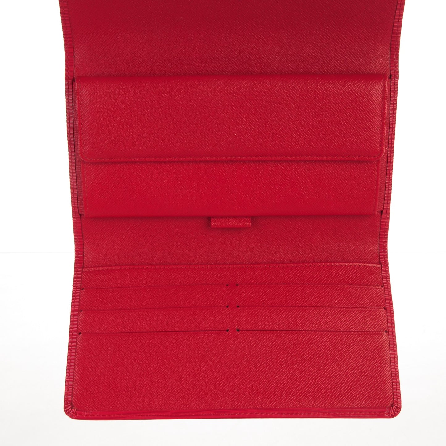 Epi Porte Tresor International Wallet Castillan Red