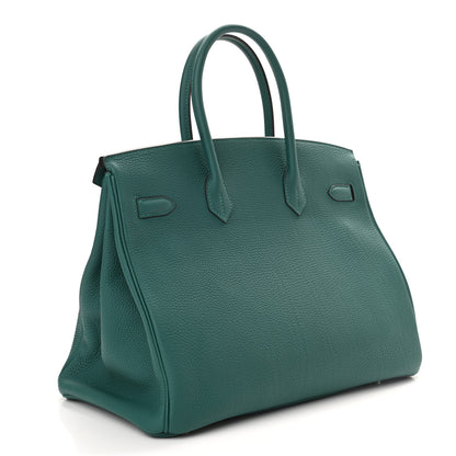 Hermes Togo Birkin 35 Malachite 3 of 9