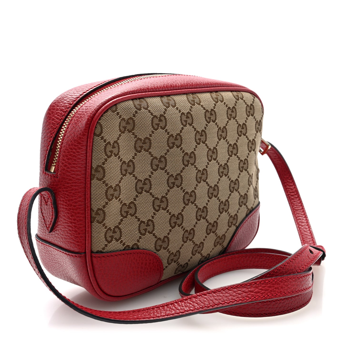 Monogram Mini Bree Messenger Bag Red