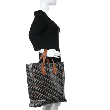 Goyard Goyardine Voltaire III Tote Black Gold 2 of 14