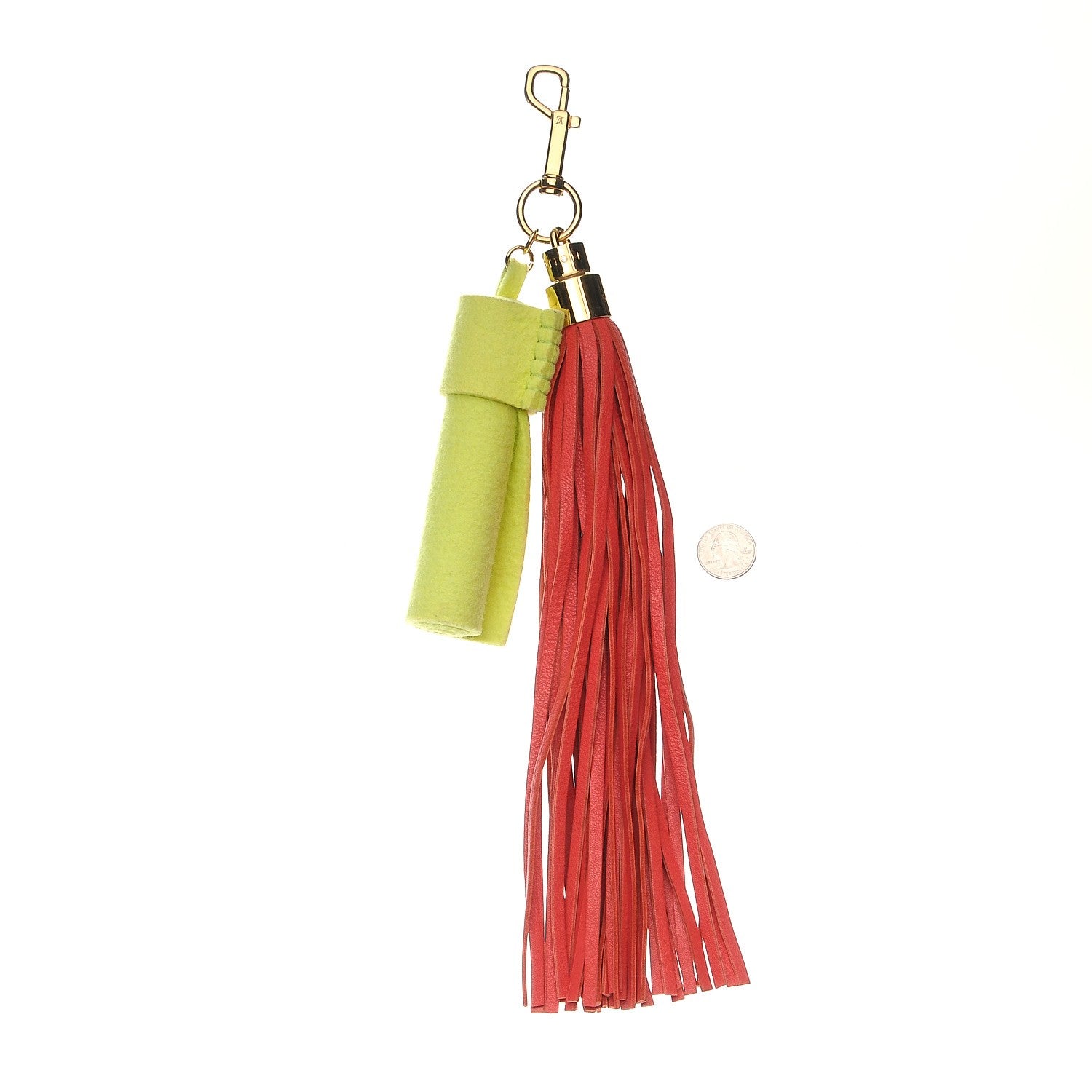 Louis Vuitton Rainbow Bag Charm Tassel Red 2 of 4