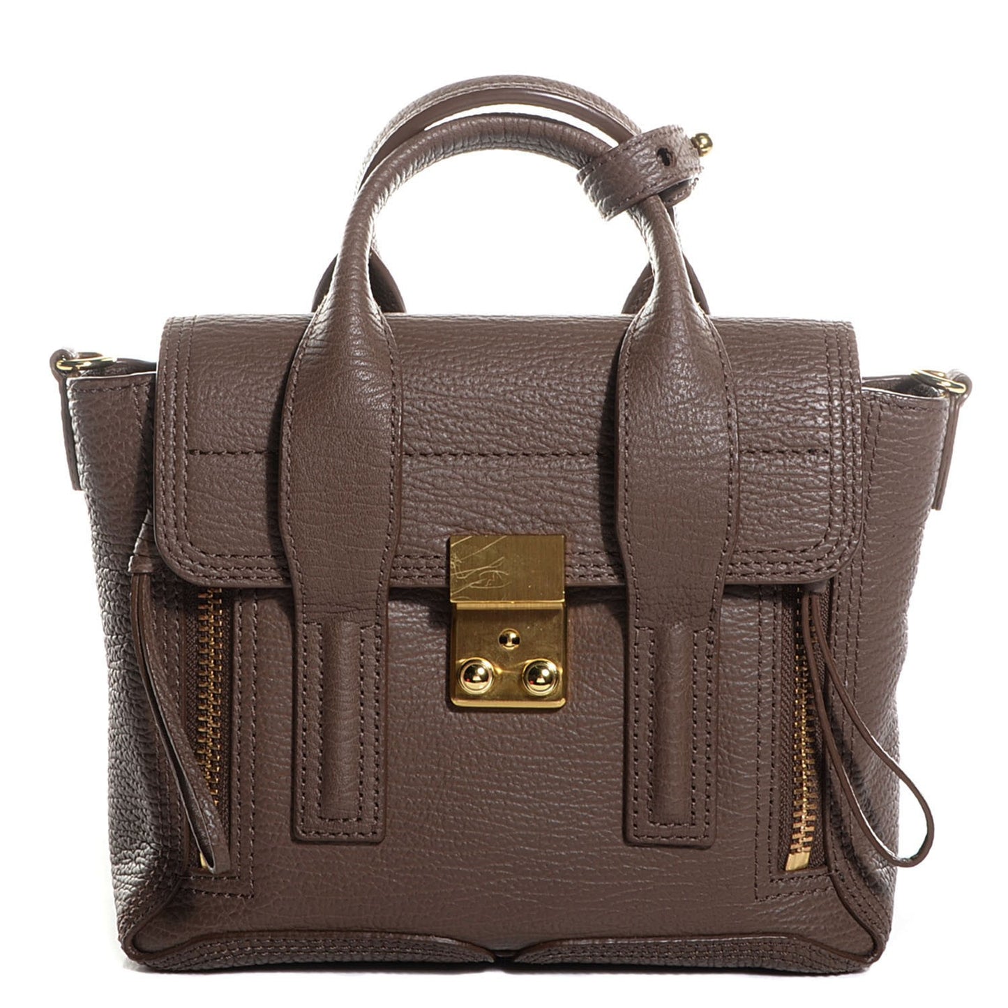 3.1 Leather Mini Pashli Satchel Taupe
