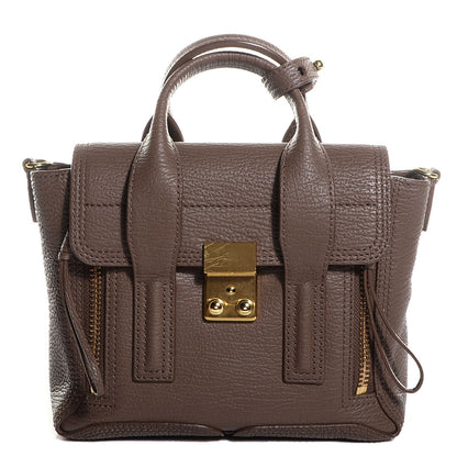 3.1 Phillip Lim 3.1 Leather Mini Pashli Satchel Taupe 1 of 15
