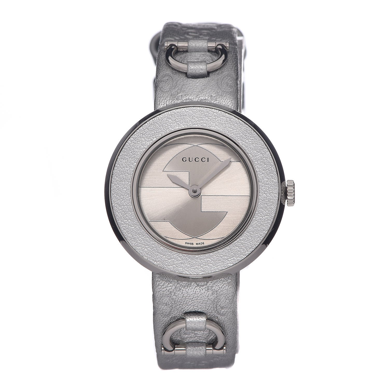 Gucci Stainless Steel Calfskin 27mm U-Play Quartz Watch 1 of 7
