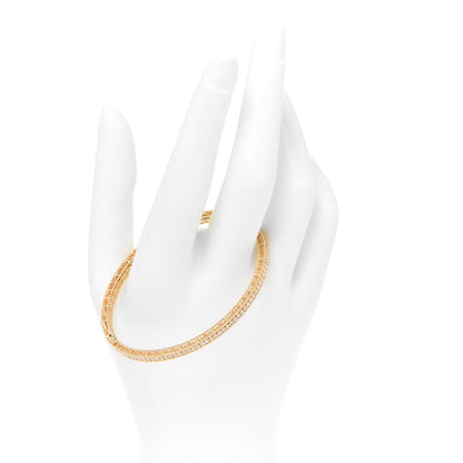 Roberto Coin 18K Yellow Gold Diamond Symphony Diamond Bangle Bracelet 2 of 4