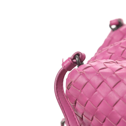 Bottega Veneta Nappa Intrecciato Cube Messenger Ametiste 11 of 13