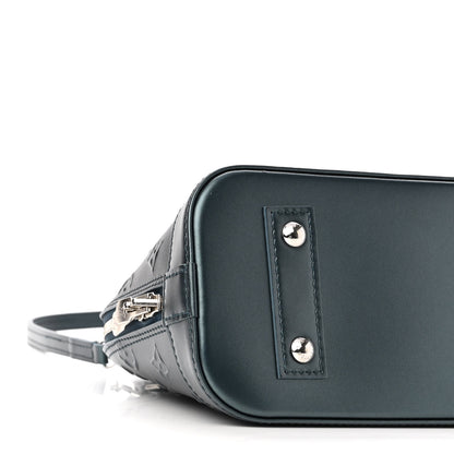 Louis Vuitton Calfskin Alma BB H27 Steel Blue 8 of 9
