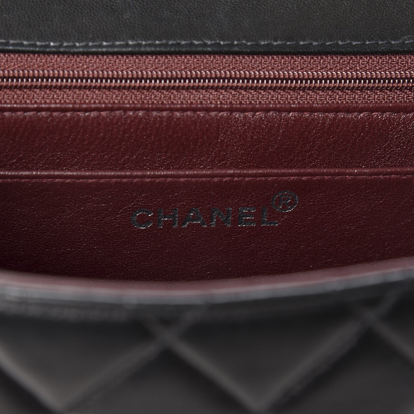 Lambskin Quilted Jumbo Single Flap Black