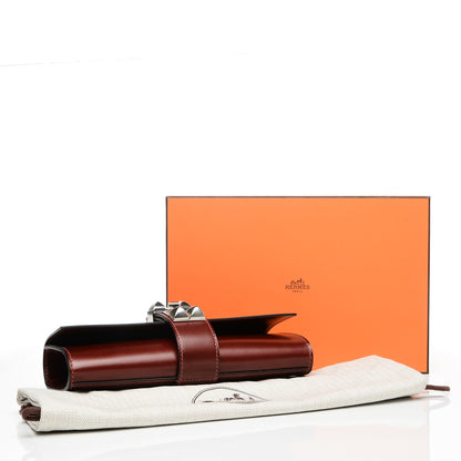 Hermes Tadelakt Medor 23 Clutch Rouge H 13 of 18
