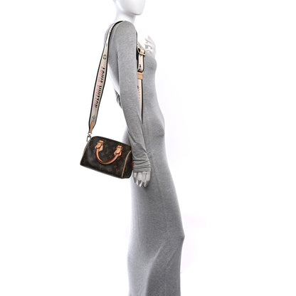Louis Vuitton Monogram Speedy Bandouliere 20 Black 2 of 10