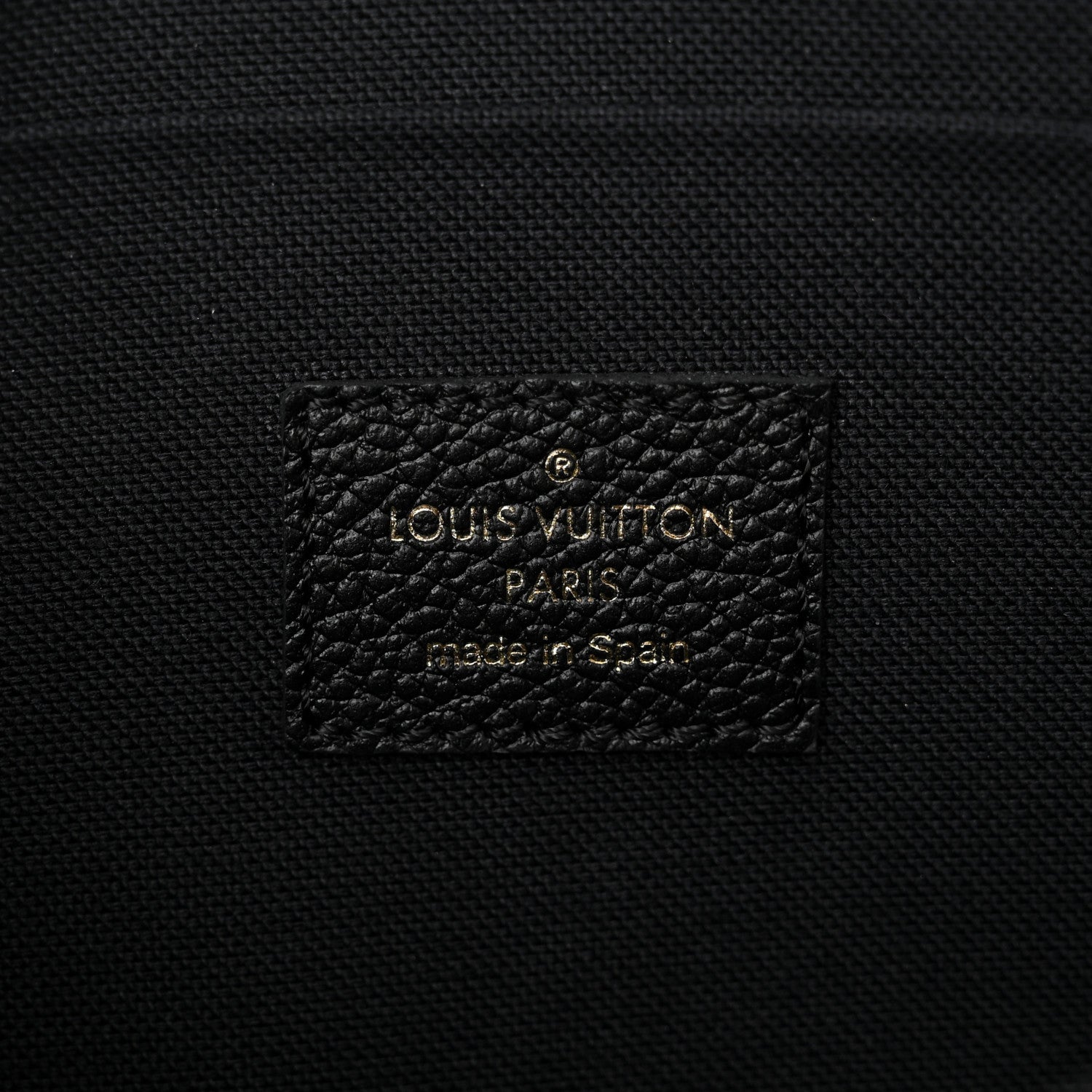 Louis Vuitton Empreinte Pochette Felicie Chain Wallet Black 6 of 11