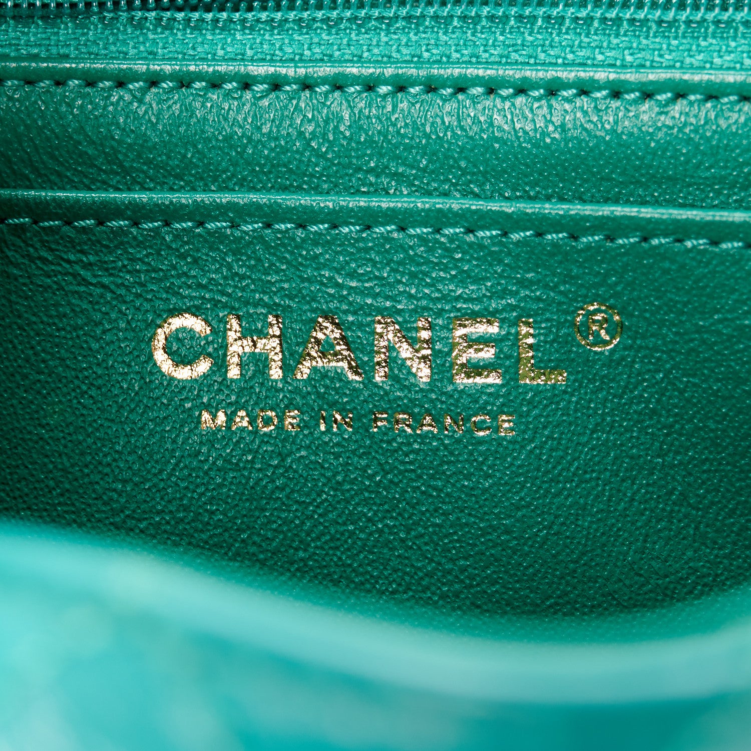 Chanel Aged Calfskin Quilted 2.55 Reissue Mini Flap Green 6 of 10