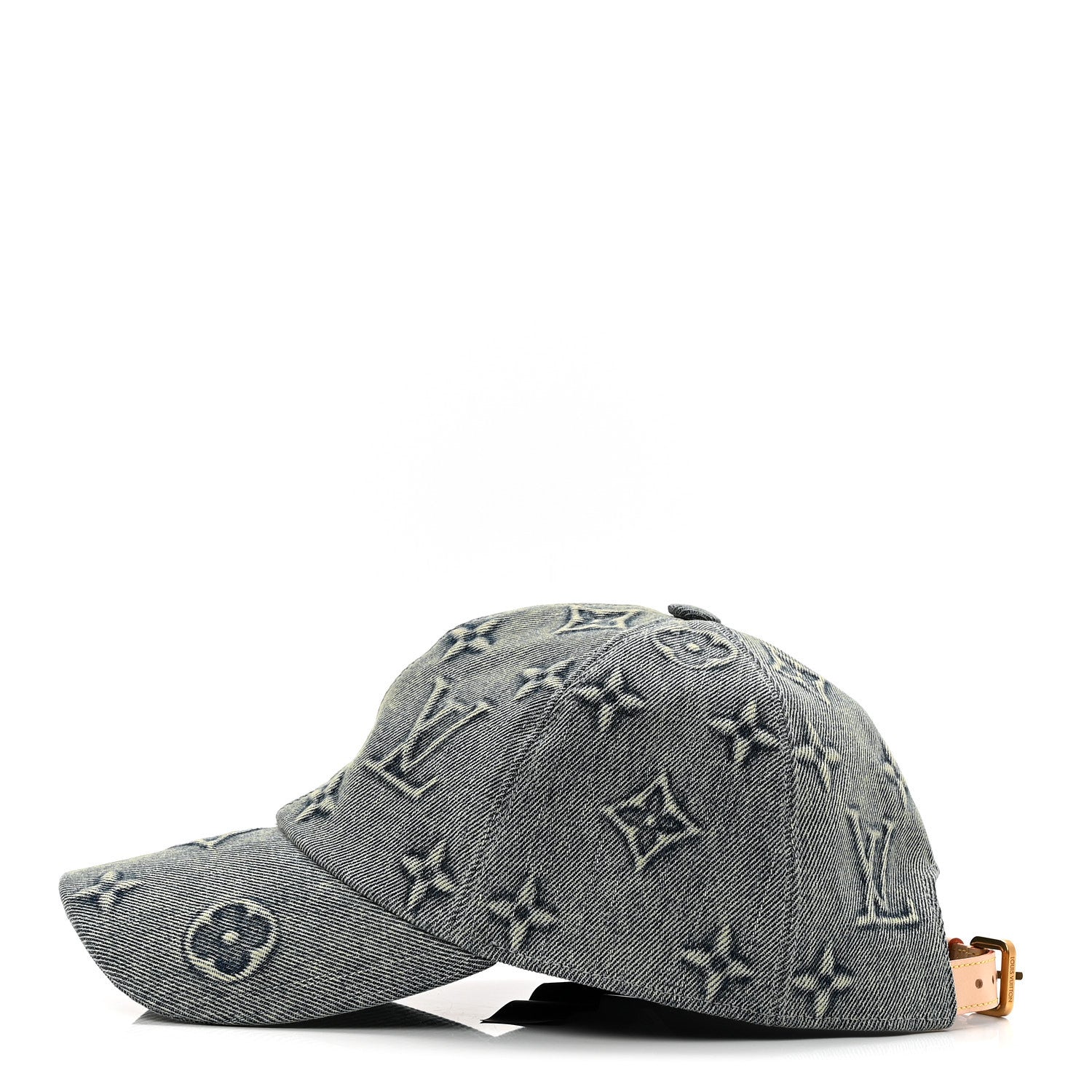 Louis Vuitton Monogram Washed Denim Cap L Blue 5 of 9