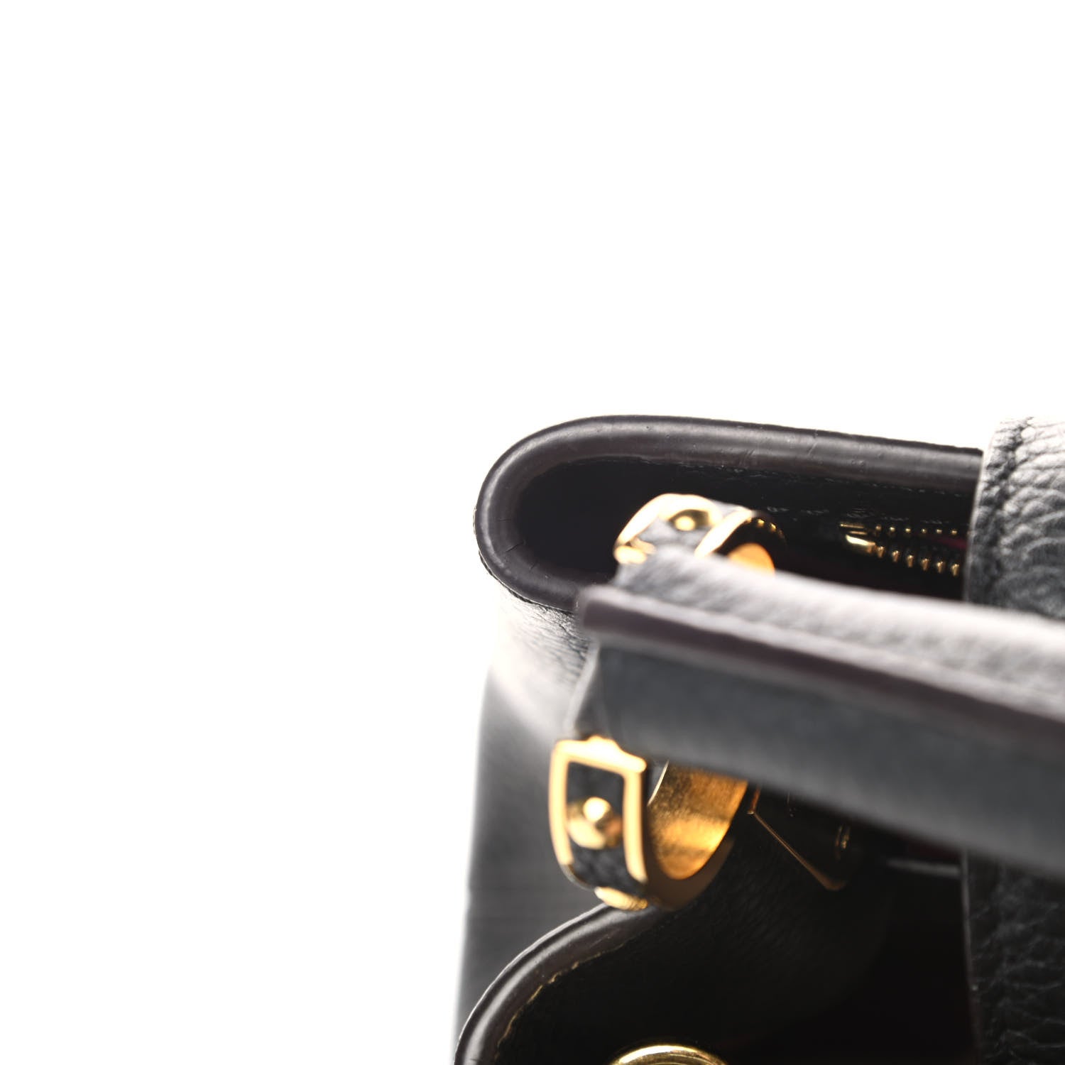 Louis Vuitton Taurillon Capucines BB Black 13 of 14