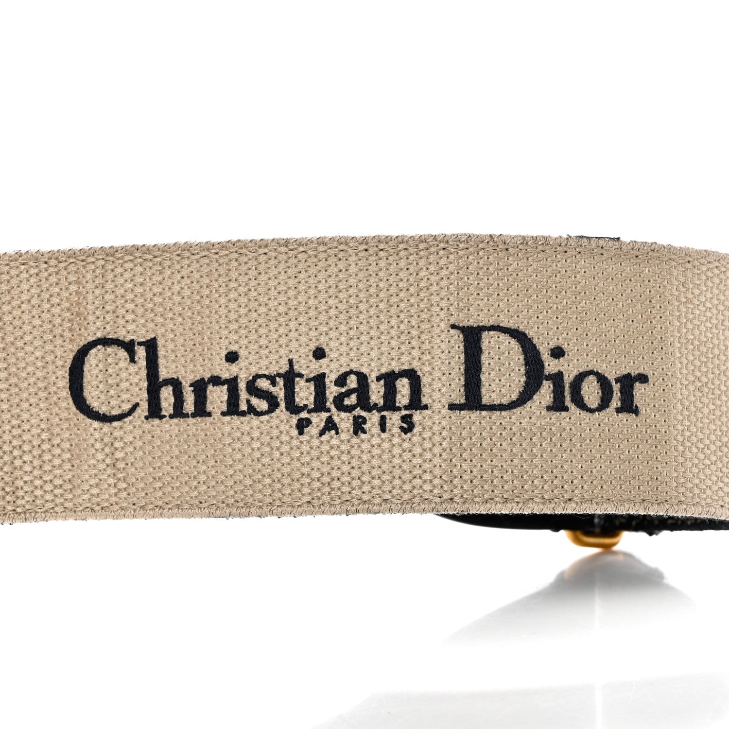 Christian Dior Canvas Embroidered Large Book Belt 85 34 Bleu 7 of 7