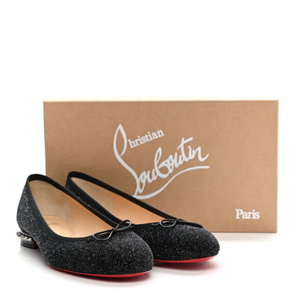 Christian Louboutin Lurex La Massine Flats 40.5 Black 10 of 10