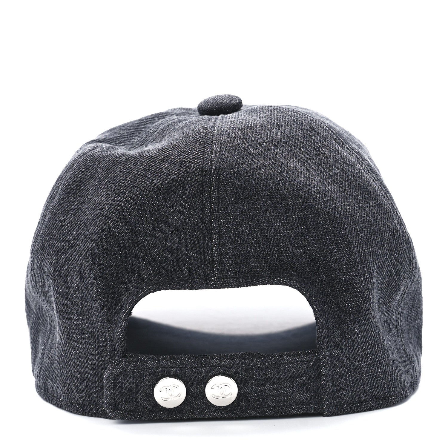 Chanel Cotton Sequin CC Cap Hat Black 5 of 7