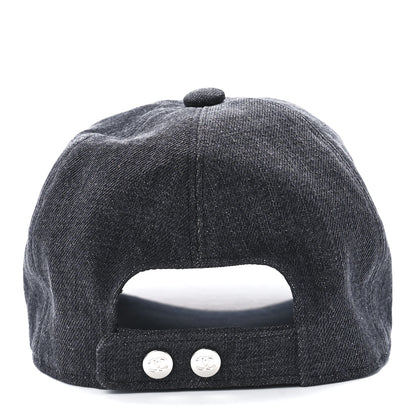 Chanel Cotton Sequin CC Cap Hat Black 5 of 7