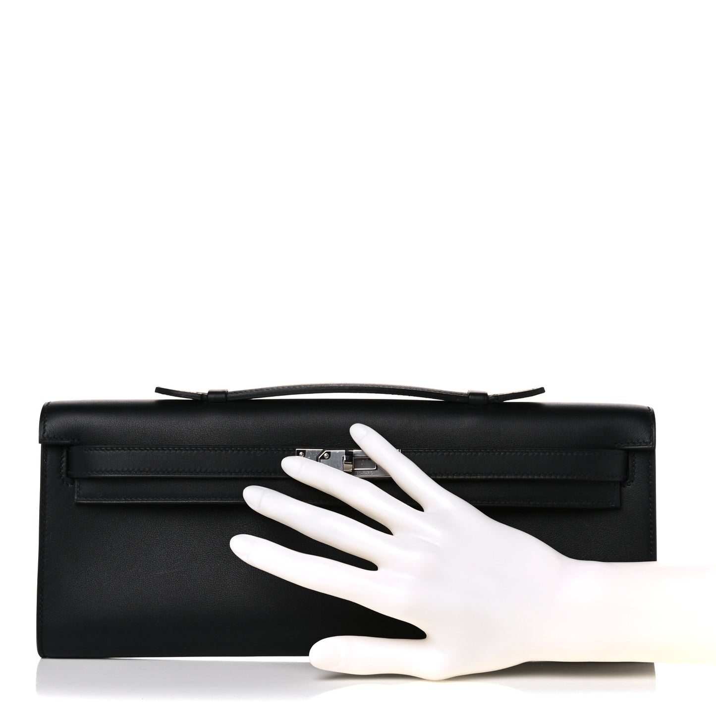 Swift Kelly Cut Clutch Pochette Black