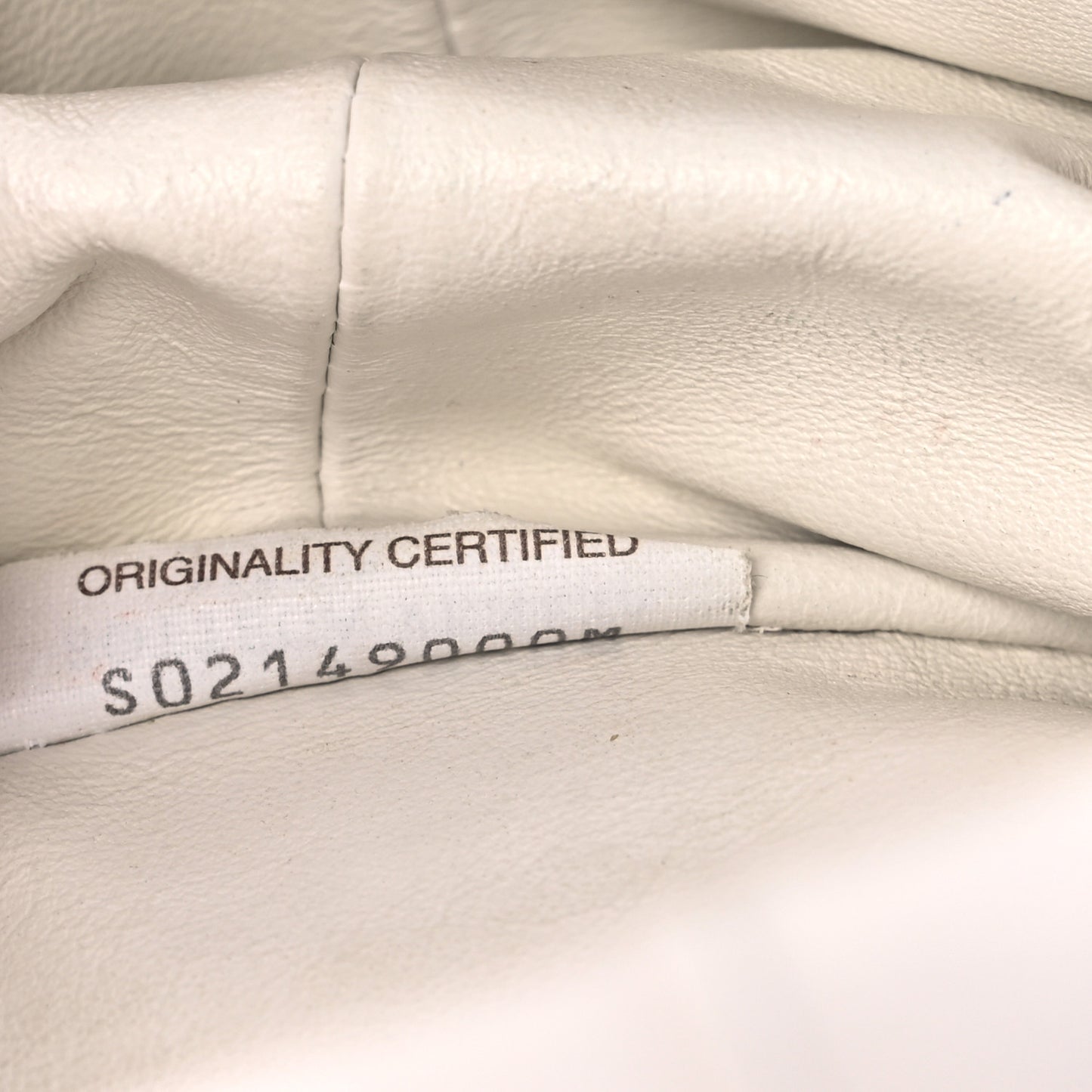 Calfskin Mini Double Knot Bag White