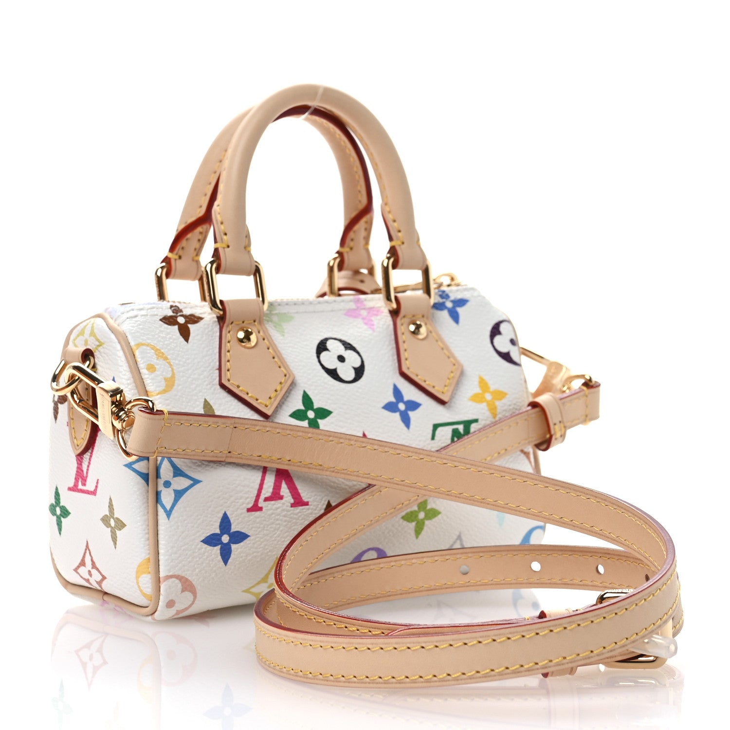 Louis Vuitton LV X TM Monogram Multicolor Nano Speedy White 3 of 7