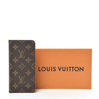 Louis Vuitton Monogram iPhone XS Max Folio Case Rose Pop 9 of 9